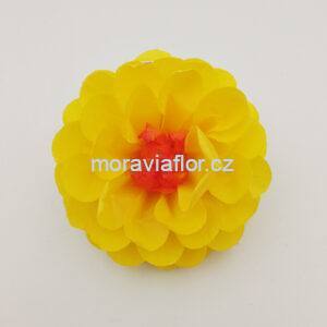 Pomponka 34 žluto červená