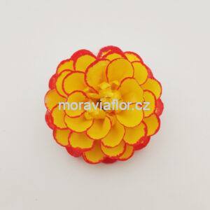 Pomponka 343 žluto červená