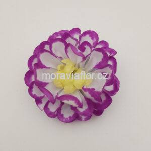 Pomponka 7133 zelenobílá fialová
