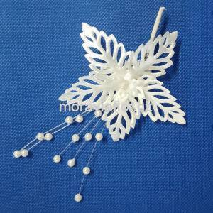 Květ s korálky do vlasů 423